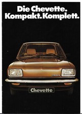 Vauxhall Opel Chevette 1980-81 German Market Brochure L GL Saloon Hatch Kombi