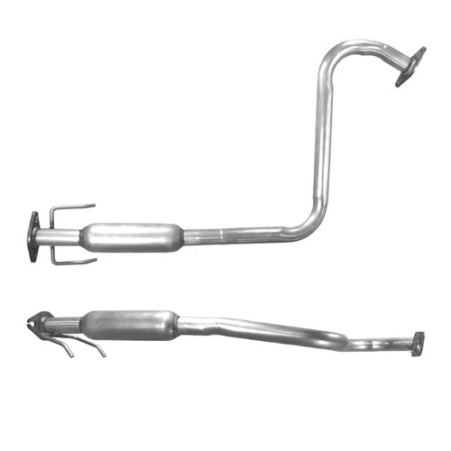 Exhaust pipe centre - centre, fitting