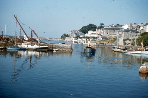 35mm slide fishing boats - slide,