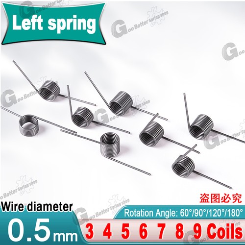 Torsion spring coil 10 - torsion, 3-9