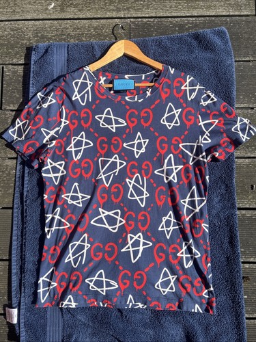 Gucci allover star - allover, blue