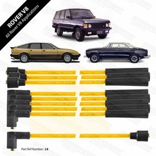 Rover V8 HT Leads 8mm Yellow Performance Double Silicone Hot Rod Leads