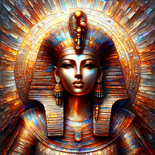 Modern Egyptian Goddess Art