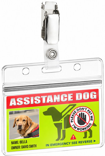 Personalised assistance dog - personalised,