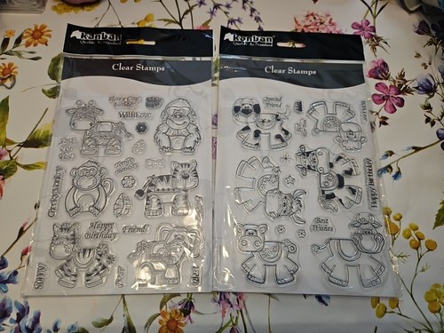 Kanban clear stamp sets - kanban, x