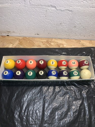 Vintage pool balls boxed - vintage,