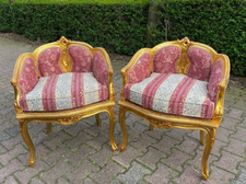 Chairs Pair French Louis XVI