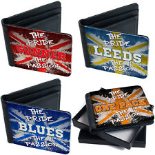 Football Wallet Bi Fold Coin Card Holder Pride & Passion ALL TEAMS PRH