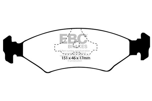 Ebc ultimax front brake pads - ebc,