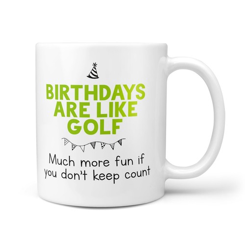 Funny golf birthday - golf, mug
