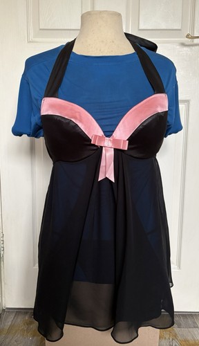 Ann summers black waterfall - ann,