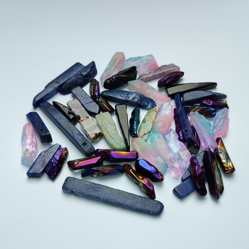 Drilled crystal points - drilled,