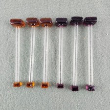 Vintage Lot Of 6 Glass