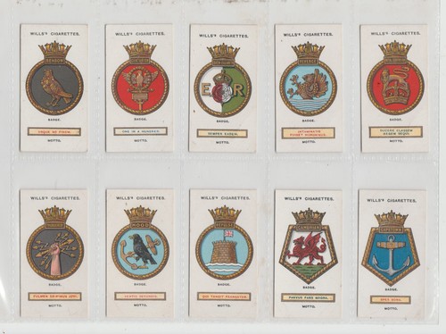 Wills ships badges 1925 - wills, full