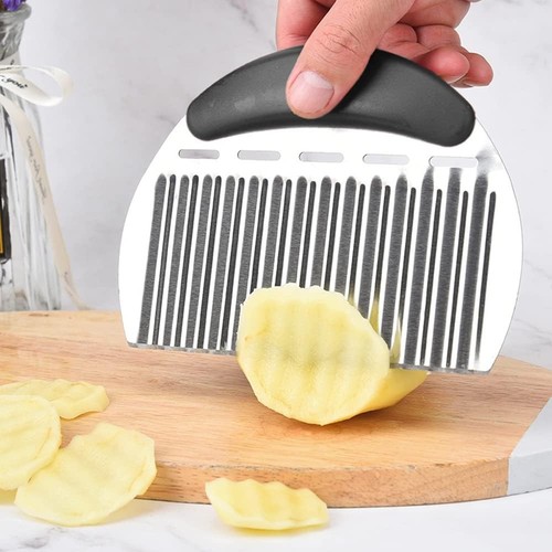 Crinkle chip cutter - crinkle, potato