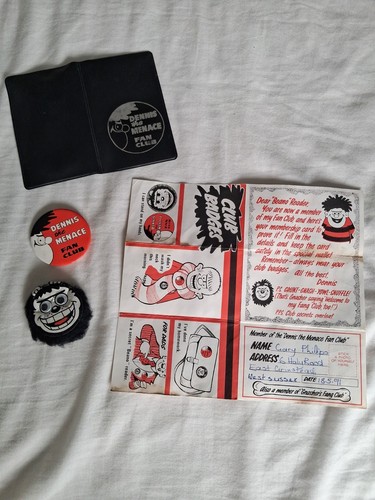 Vintage dennis the menace fan - dennis,
