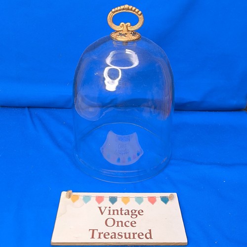 Large glass cloche bell jar - large,
