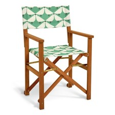 Habitat x Scion Folding Wooden Garden Director Chair - Lintu