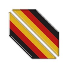 2x German Number Plate Flag