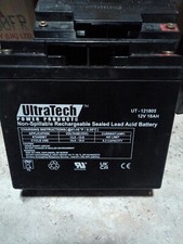 Ultratech Mobility Scooter Powerchair BATTERY SLA 12V,18AH,M5 TERMINAL UT-121805