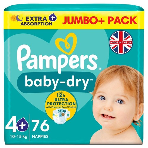 Pampers size nappies - pampers, baby