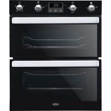 Belling BI702FPCT Built Under 60cm Electric Double Oven Black A/A