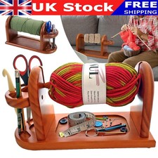 Wooden yarn holder - yarn,