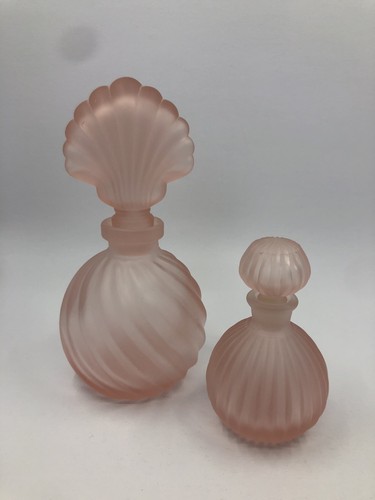 Vtg pink frosted soft - frosted,