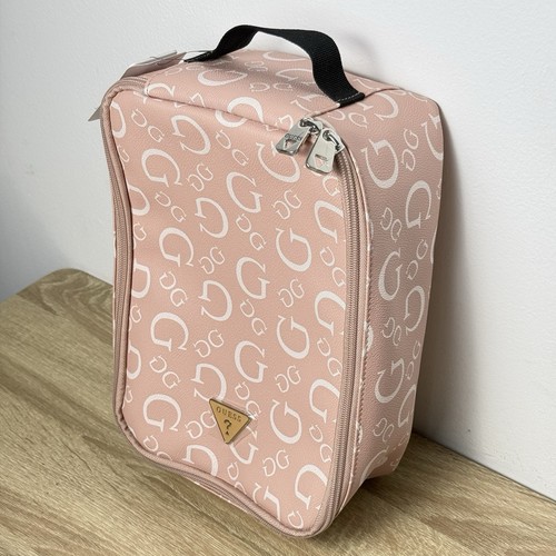 Guess pink logo wash bag - wash,