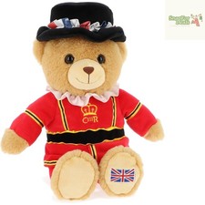 19cm London Beefeater Bear - Soft Cuddly Toy for Kids & Souvenir Lovers