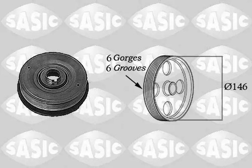 Crankshaft pulley 2154013 - crankshaft,