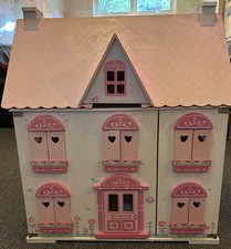 ELC Wooden Doll’s House - Rosebud Cottage - Plus Accessories