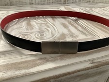 Black Cecil Gee Leather Belt