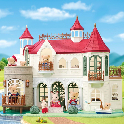 Sylvanian families house red - families,