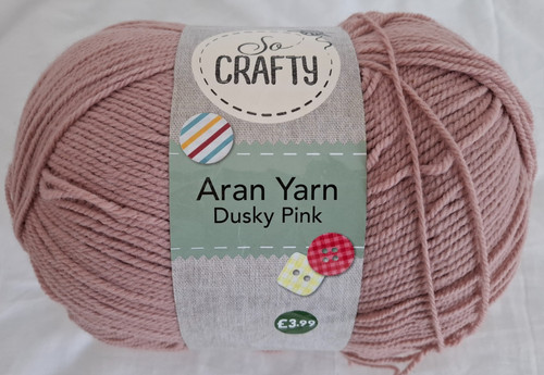 400g dusky pink aran - x,