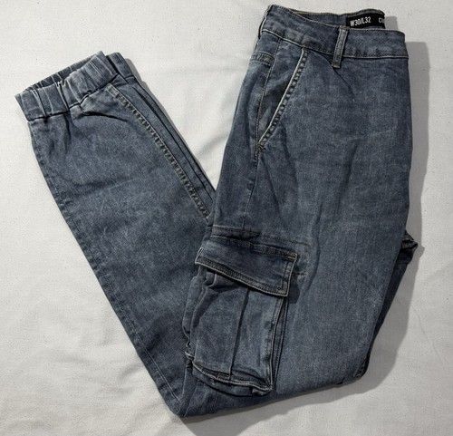 Denim men blue - denim, cuffed