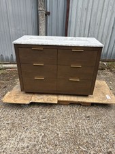 Rubeza  1200mm Riley Vanity Unit & Carrara Marble  Top 