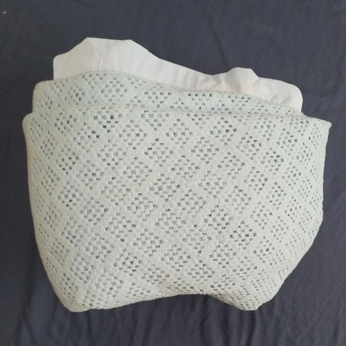 Blue waffle blanket brentford - waffle,