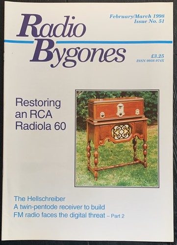Vintage radio bygones issue - vintage,