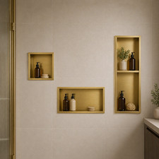 Wall niche inset with shelf - inset,