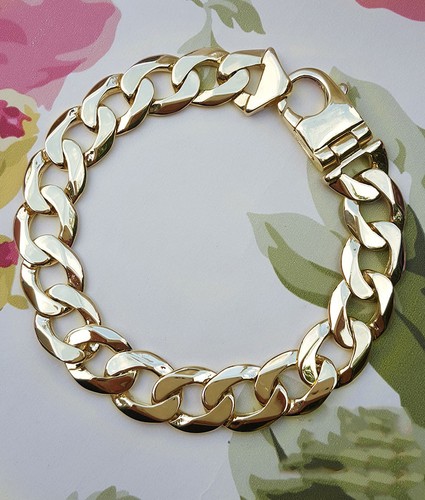 Substantial men solid 9ct - solid,
