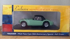 CORGI VANGUARDS 2008 COLLECTORS CLUB MGA ASH GREEN MIB