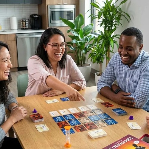Codenames board game family - codenames,