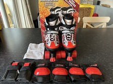 Kids Roller Skates - From Smyths  Size m(37-40) Also Knee, wrist and elbow pads.