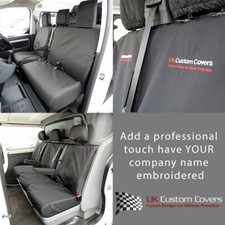 Vauxhall Opel Vivaro (2025 On) Crew Cab Seat Covers Inc Embroidery 367 422 Bem