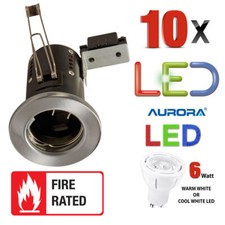 10 X FIRE RATED GU10 240V