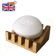 Soap Holder Dish, Soapbox Bathroom Shower, Wooden Soap Plate Case Tray Stand