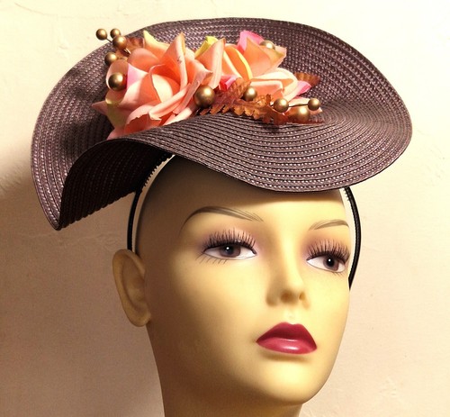 Ladies woman fascinator - woman, hat