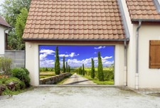 3D Field Tree N013 Garage Door