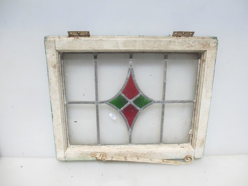 Antique stained glass - antique, window